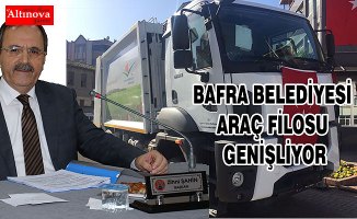 BAFRA BELEDİYESİ ARAÇ FİLOSU GENİŞLİYOR