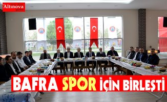 Bafra Spor için birleşti