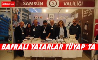 BAFRALI YAZARLAR TÜYAP' TA