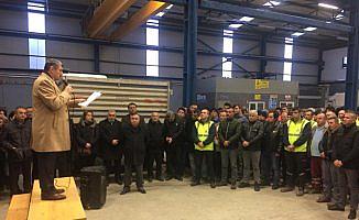 Belediye Başkanı Akın taşeron işçilerle bir araya geldi