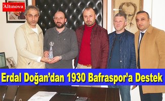 Erdal Doğan’dan 1930 Bafraspor’a Destek