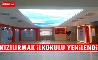 KIZILIRMAK İLKOKULU YENİLENDİ