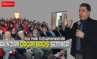 Kütüphanede organ bağışı semineri