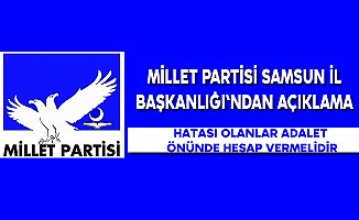 Millet Partisi`nden basın açıklaması