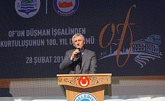 Of'un kurtuluş yıl dönümü kutlandı