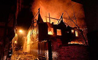 Safranbolu'da tarihi konakta yangın