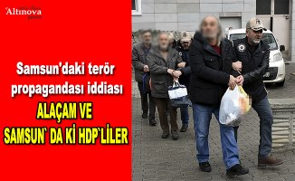 Samsun'daki terör propagandası iddiası