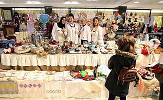 Samsun'da lösemili ve engelli çocuklar yararına kermes