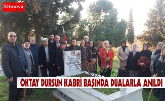 ŞEHİT J. ER OKTAY DURSUN KABRİ BAŞINDA DUALARLA ANILDI