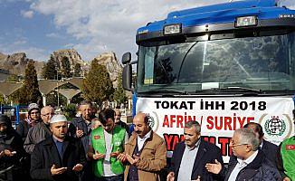 Tokat'tan Suriye'ye yardım