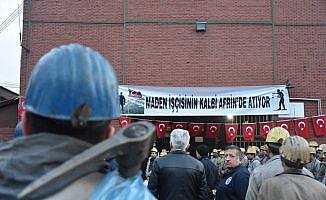 Zeytin Dalı Harekatı'na madencilerden destek