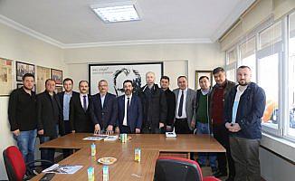 AGD üyeleri gazetecileri derneklerinde ziyaret etti