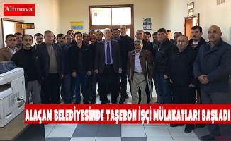 Alaçam Belediyesinde Taşeron İşçi Mülakatları Başladı