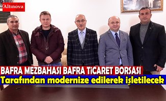 BAFRA MEZBAHASI BAFRA TİCARET BORSASI TARAFINDAN İŞLETİLECEK