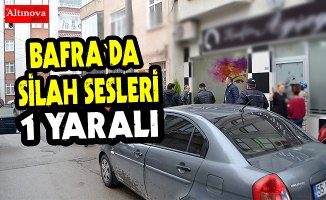 Bafra`da silah sesleri