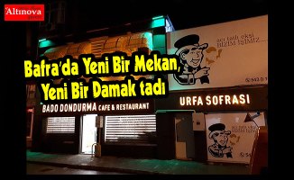 Bafra’da Yeni Bir Mekan,Yeni Bir Damak tadı