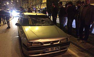 Bafra'da trafik kazası: 1 yaralı