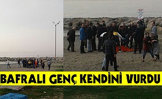 BAFRALI GENÇ KENDİNİ VURDU