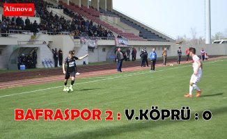 Bafraspor V.Köprü engelini de aştı