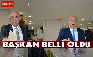 Başkan belli oldu