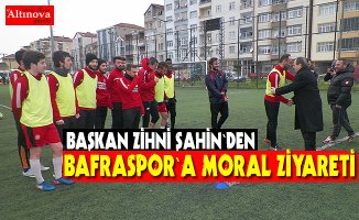 Başkan Şahin’den 1930 Bafraspor’a Moral ve Destek Ziyareti