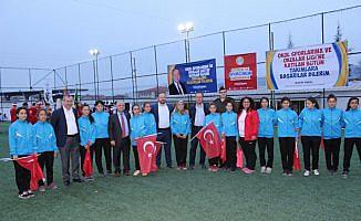 Erbaa'da Mehmetçik Halı Saha Turnuvası