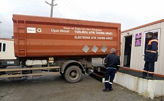 Ereğli'de elektronik atıklar toplanıyor