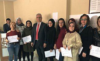 Ereğli'de kursiyerlere sertifikaları verildi