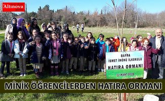 İSMET İNÖNÜ İLKOKULU' NDAN HATIRA ORMANI