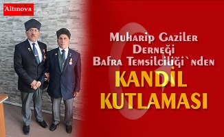 Muharip Gazilerden kandil kutlaması
