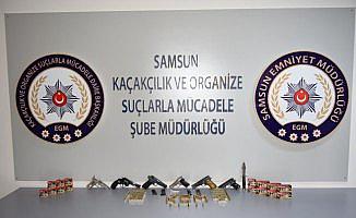 Samsun'da silah kaçakçılığı operasyonu