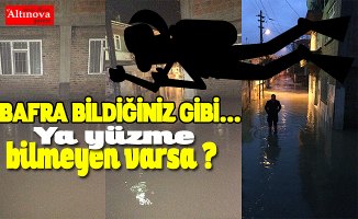 Ya yüzme bilmeyen varsa?