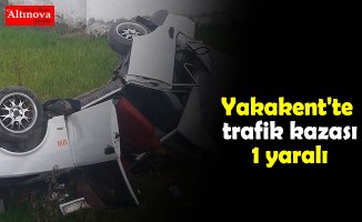 Yakakent'te trafik kazası: 1 yaralı