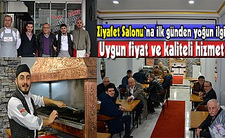 Ziyafet Salonu`na ilk günden yoğun ilgi