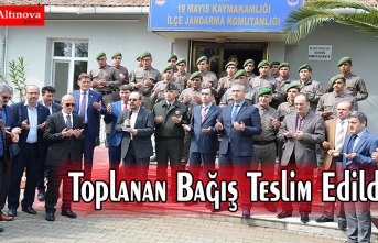 19 Mayıs’ta Mehmetçiklere Destek İçin Toplanan Bağış Teslim Edildi