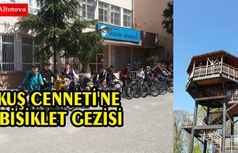 ATATÜRK ORTAOKULU' NDAN KUŞ CENNETİ'NE BİSİKLET GEZİSİ