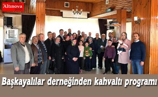 Başkayalılar derneğinden kahvaltı programı