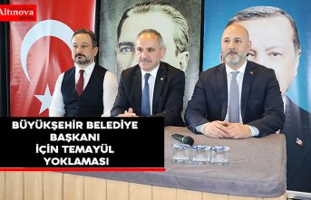 Büyükşehir Belediye Başkanı için temayül yoklaması