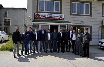 Gazeteciler Alaplı TSO'nı ziyaret etti