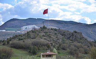 Hanönü'ne dev Türk bayrağı