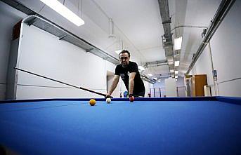 Hidroelektrik santralinde Dünya Bilardo Şampiyonası'na hazırlanıyor