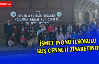 İSMET İNÖNÜ İLKOKULU KUŞ CENNETİ ZİYARETİNDE