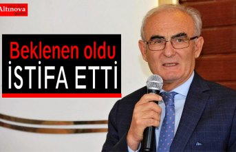 İSTİFA ETTİ