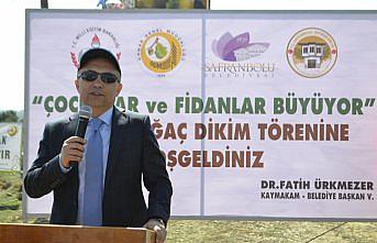 Safranbolu'daki her öğretmen ve öğrenci için fidan