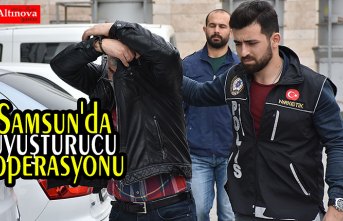 Samsun'da uyuşturucu operasyonu