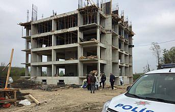 Samsun'da inşaatın 5. katından düşen işçi öldü