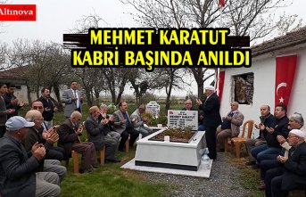 ŞEHİT J. UZM. ONB. MEHMET KARATUT KABRİ BAŞINDA ANILDI