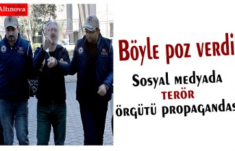 Sosyal medyada terör örgütü propagandası iddiası