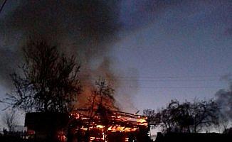 Tokat'ta ev yangını: 1 ölü