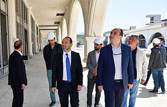 Ünye'de meydan inşaatı